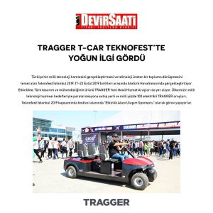 Devirsaati Tragger T-car Teknofest'te Yoğun İlgi Gördü